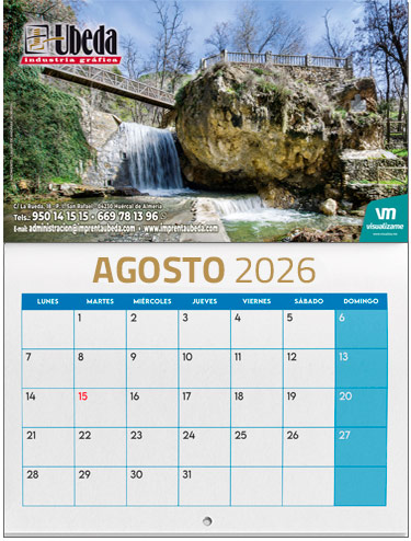 calendario revista 2026 imprenta ubeda Imprenta Úbeda. Tu imprenta online en Almería