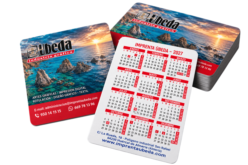 calendar bolsillo Photoroom 1 Imprenta Úbeda. Tu imprenta online en Almería