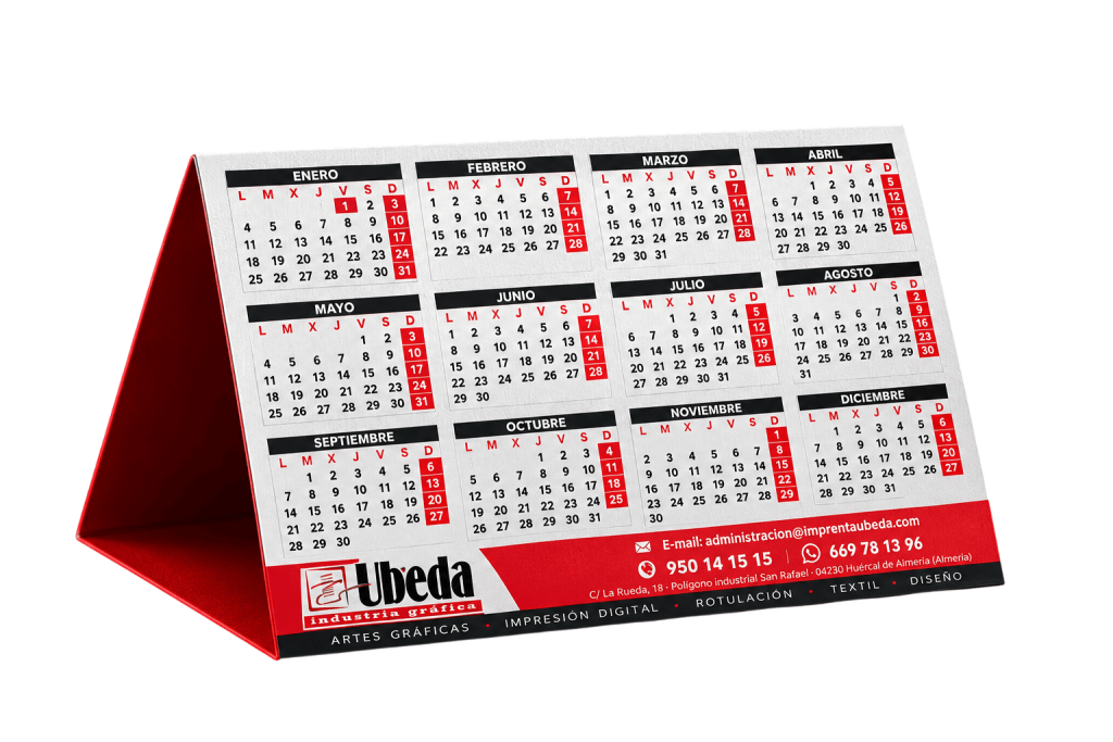 sobremesa Imprenta Úbeda. Tu imprenta online en Almería